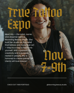 ALLY TRUE TATTOO FLYER - 1