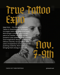 NICK TRUE TATTOO EXPO - 1