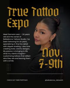 DAMARIS TRUE TATTOO EXPO - 1
